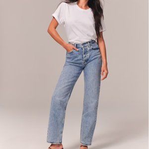 Abercrombie and Fitch High Rise Dad Jean 29L